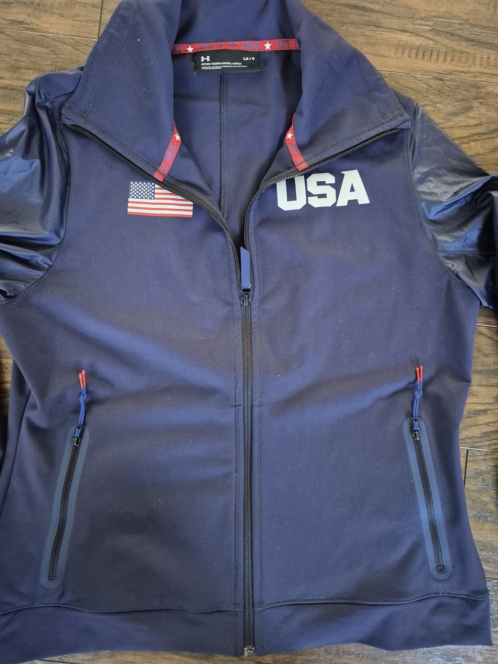 Under Armour USA Team Navy Zip-Up Jacket